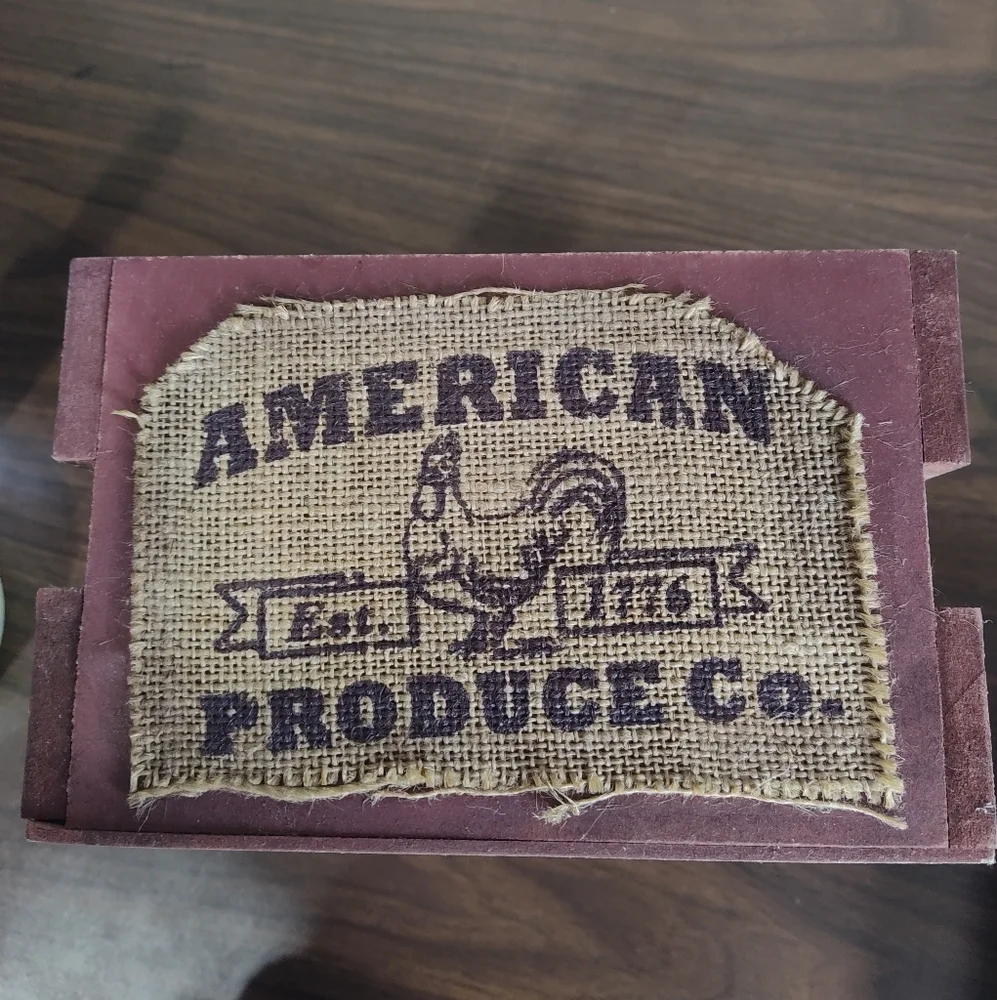 Wooden Farmhouse Chicken Crate Decor American Produce Co